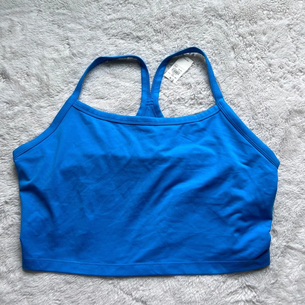 OFFLINE by Aerie The Hugger Recharge Sports Bra Tank Blue  Size XL 2696-1213 NEW